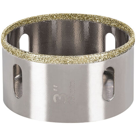 Corona diamante con borde continuo - Ø 76 mm