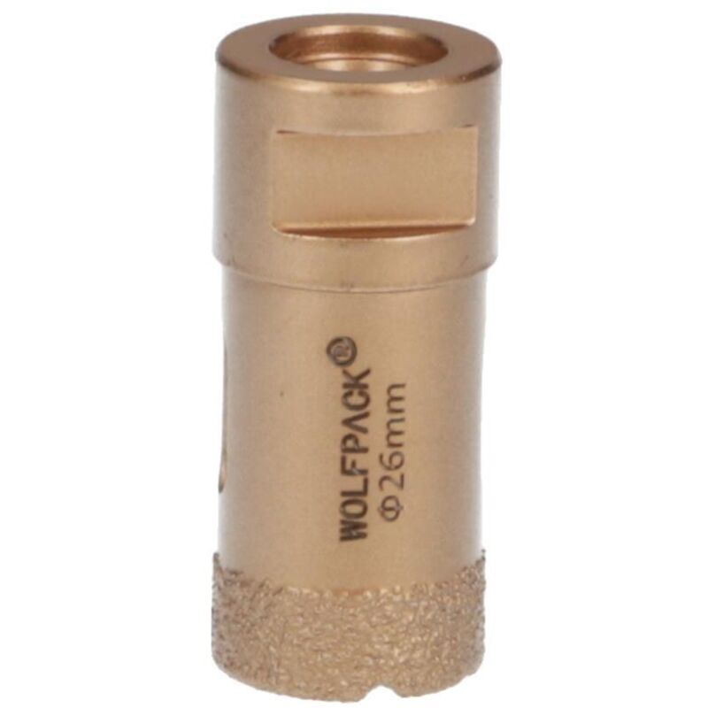 Wolfpack - Couronne diamantée M14 ø 26 mm. coupe à sec