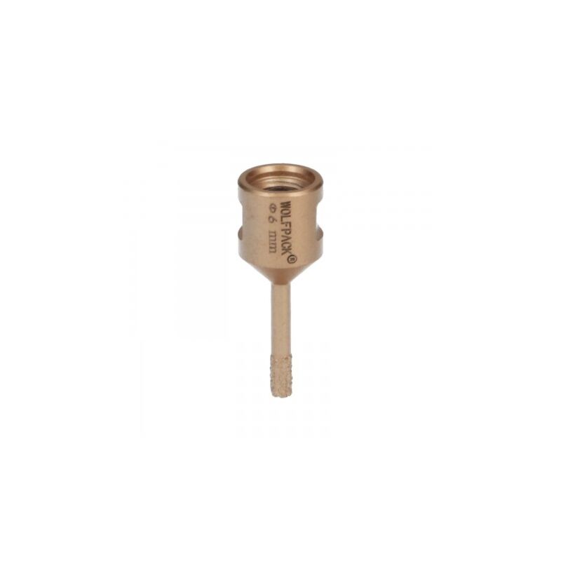 

Corona diamante para amoladora Ø 6 mm. conexión rosca m14. corte seco