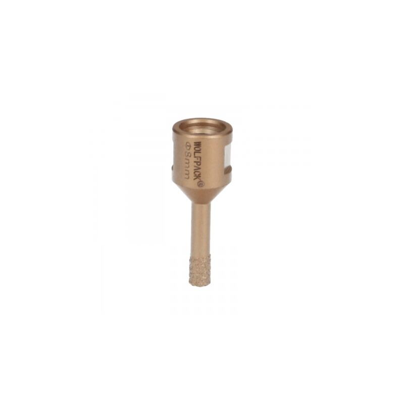 

Corona diamante para amoladora Ø 8 mm. conexión rosca m14. corte seco