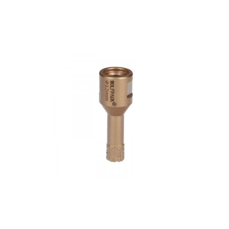 

Corona diamante para amoladora Ø 12 mm. conexión rosca m14. corte seco