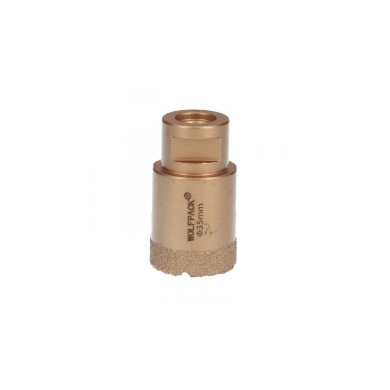 

Corona diamante para amoladora Ø 35 mm. conexión rosca m14. corte seco