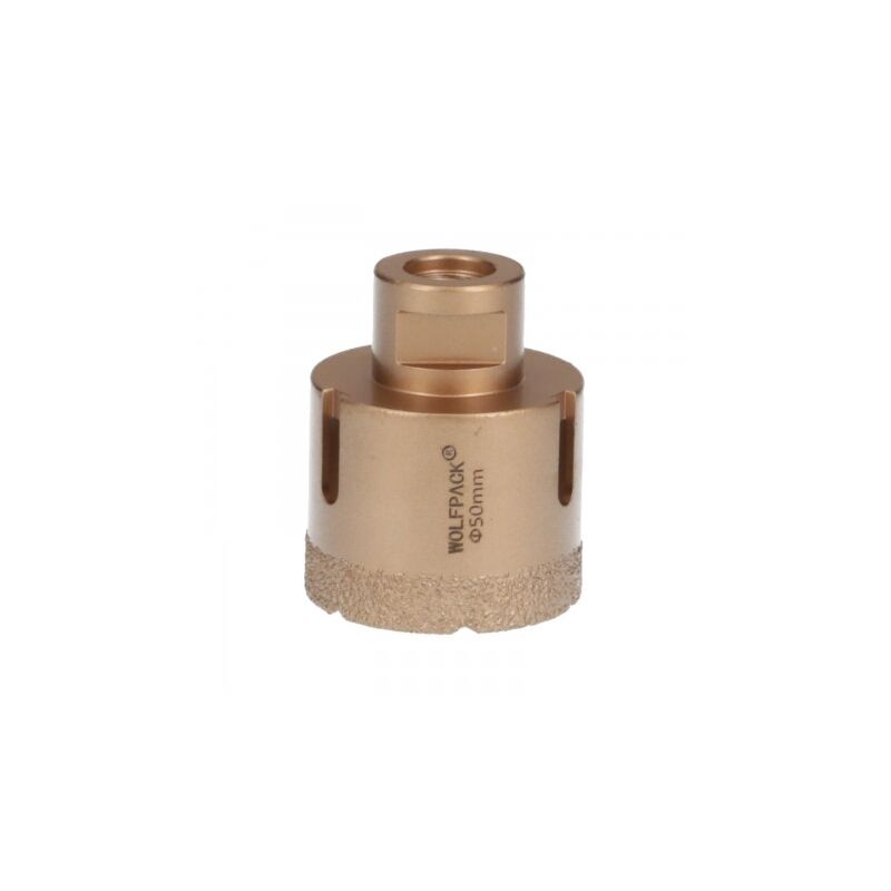 

Corona diamante para amoladora Ø 50 mm. conexión rosca m14. corte seco