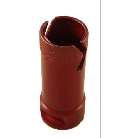 Corona diamante roja MUSSOL M-14 para porcelanico 120 mm