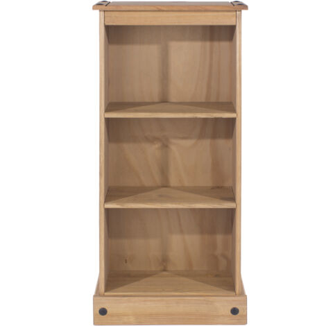 Corona Low Narrow Bookcase