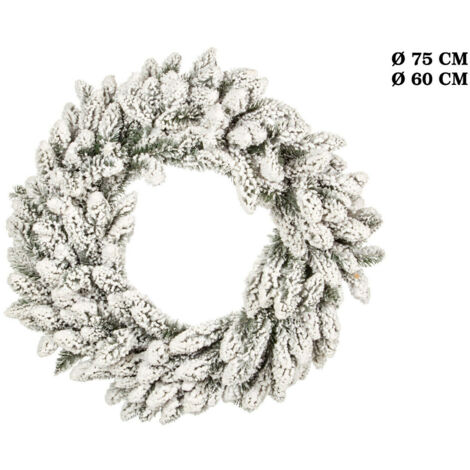 Corona Natale Oregon, Diametro 60cm (6 Pezzi)