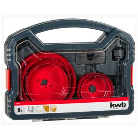 Corona perfor. mad/fibra/yeso juego kwb 5 pz
