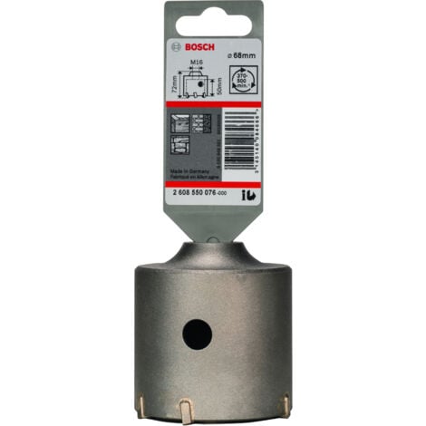 Corona perforadora hueca SDS Plus-9 hexagonal 68x50x80 6  BOSCH 2608550076