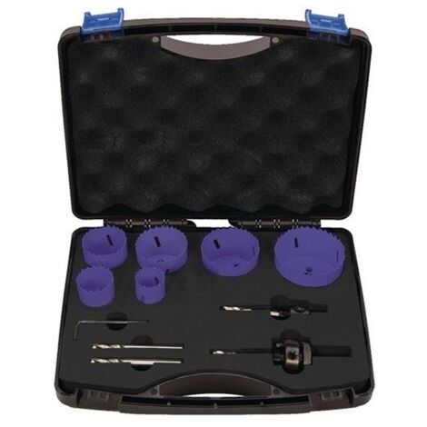 Corona Perforadora Jgo 10Pz Ø 22-068Mm Hss-Co8 Promat