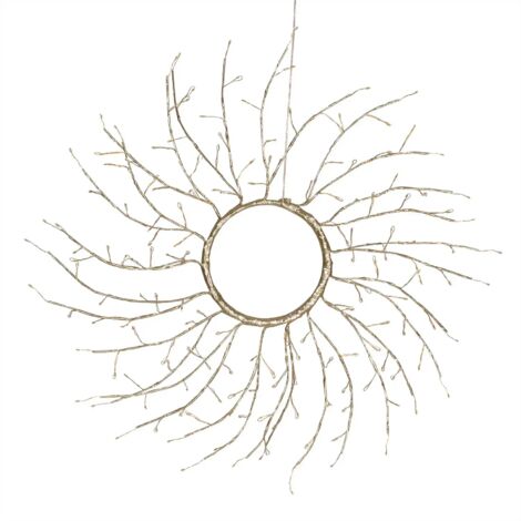 Corona Rami Tiglio Ø45 cm 160 MicroLED B Caldo Bianco FlashLED