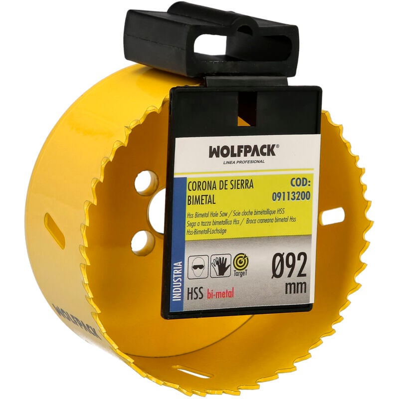 Corona per sega bersaglio bimetallica ø 92 mm