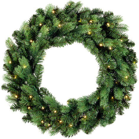 Corona solare LED verde/bianco 80cm x 10cm
