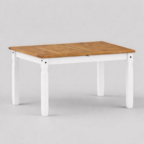 Corona White Small Extending Dining Table