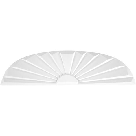 Coronamento Decorativo In Poliuretano 250x1240 Mm - Per Porte E Armadi, Bianco, Resistente Agli Urti, Facile Da Installare