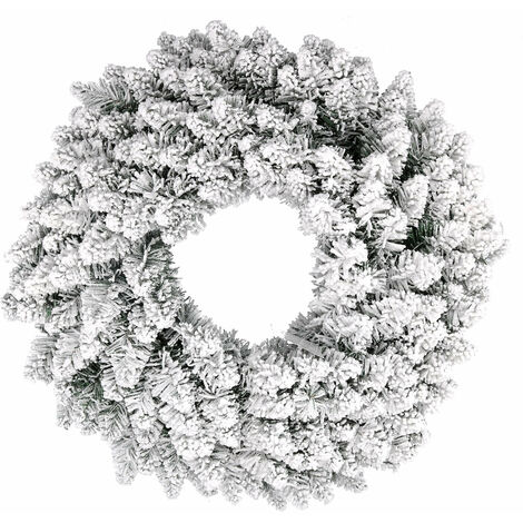 Coroncina Monte Bonifato innevata cm Ø60x18,5