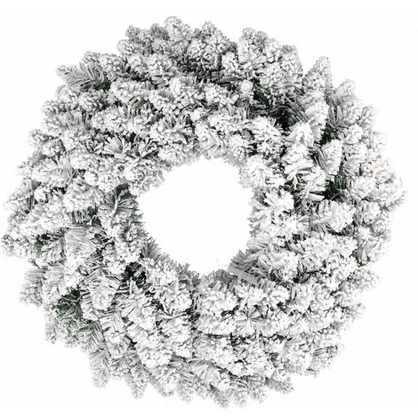 Coroncina monte bonifato innevato cm Ø50