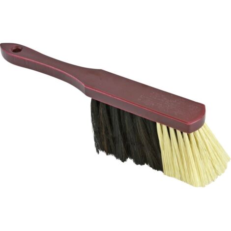 Coronet Handfeger Holz mahagonifarbig, 30 cm, Naturhaar, Handbesen