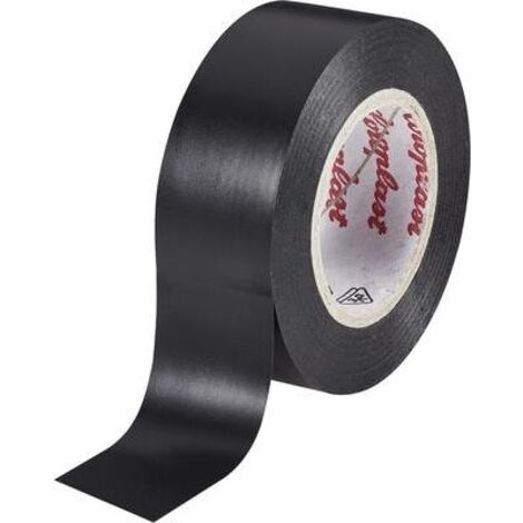 COROPLAST 302-25-19BK, NASTRO ADESIVO IN PVC NERO (LUNGHEZZA X LARGHEZZA) 25 M X 19 MM, 1 PEZZO