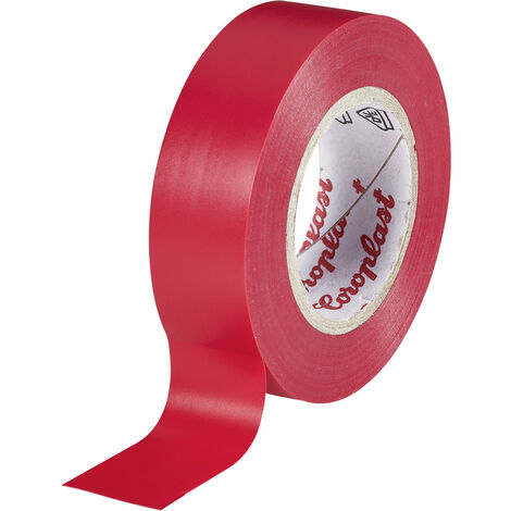 Coroplast 302 302-10-19RD Isolierband  Rot (L x B) 10 m x 19 mm 1 St.