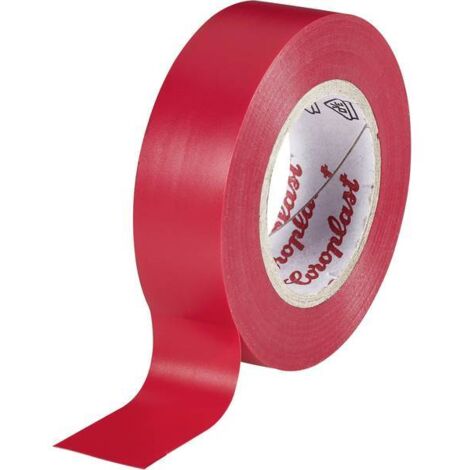COROPLAST 302 302-10-19RD - NASTRO ISOLANTE, 10 M X 19 MM, COLORE: ROSSO