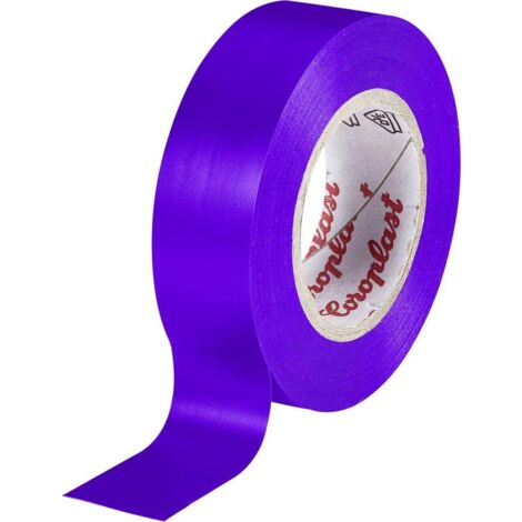 Coroplast 302 302-10-VT - Nastro isolante, 10 m x 15 mm, colore: Viola