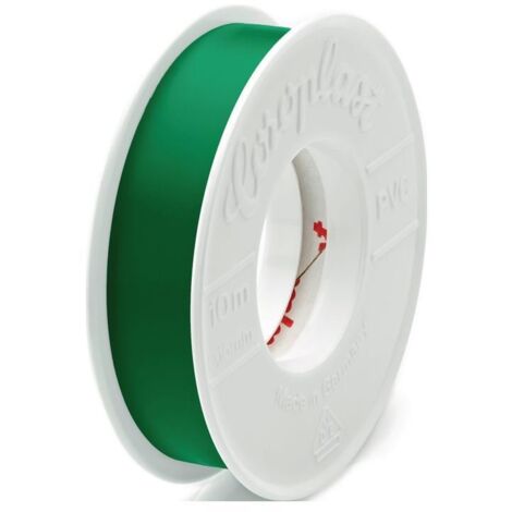 COROPLAST Bande isolante électrique 302 vert 10 m 15 mm Rouleau - 1656