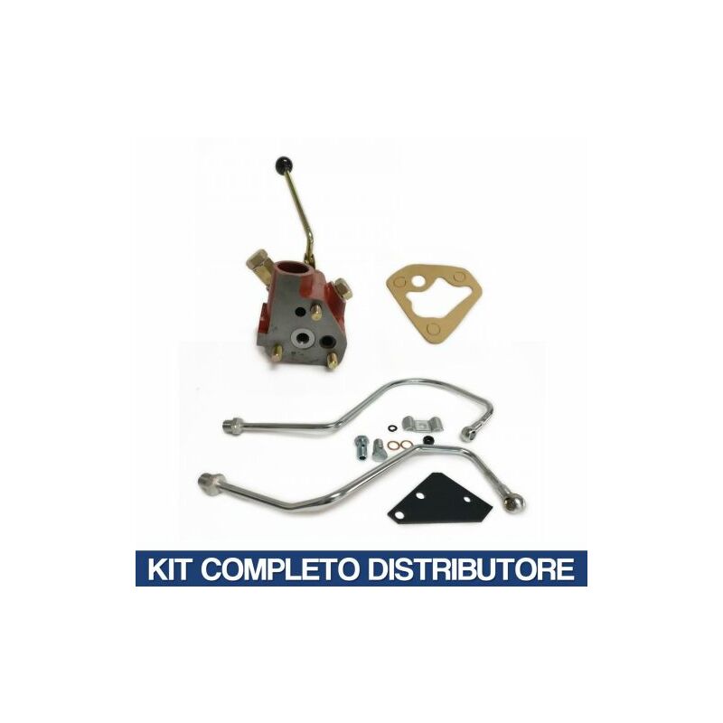 Image of Kit distribuzione distributore leva corta sx trattore fiat serie oro 35909V kit completo distributore (35909+35910)