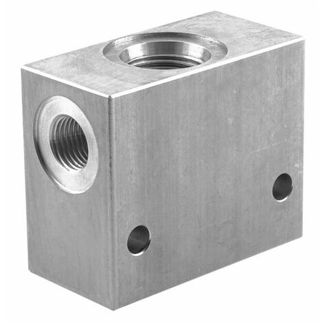 Corpo in alluminio per valvole elettriche a 3 vie cavità 7/8"