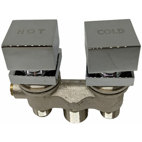Corpo Miscelatore Caldo/Freddo x Vasca + Maniglia Quadrata Albatros 4R10014331
