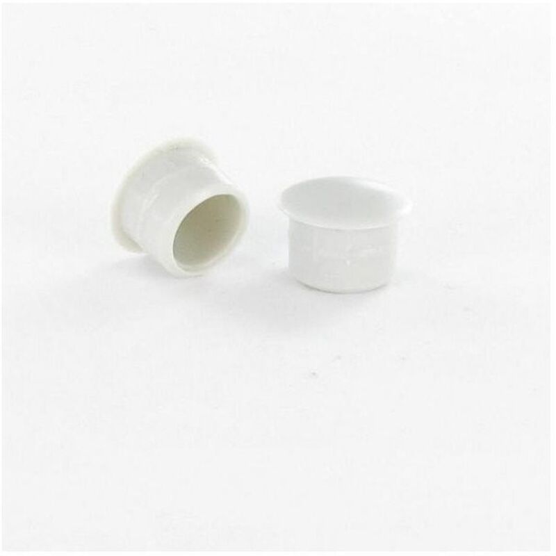 Bouchon Diamètre du corps 10 Diamètre de tête: 13 Longueur sous tête 6.7 Nylon RAL9010 blanc pur-1000 pièces