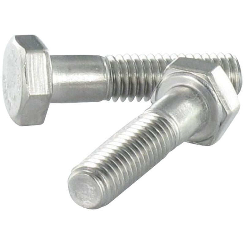 Corps de boulon filetage partiel Tête hexagonale th 1/2X 2'1/2 Filetage partiel unc ou equivalent bsw pas anglais-5 pièces