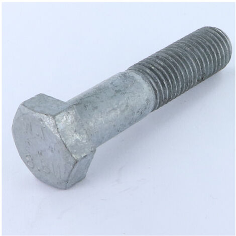 Corps de boulon filetage partiel Tête hexagonale TH M12X50 Classe 8.8 Forte tenue à la corrosion Acier galvanisé à-100 pièces