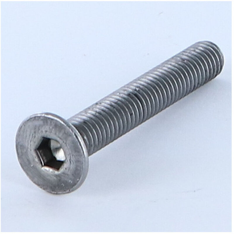 Vis métaux fhc tête fraisée empreinte hexagonale creuse Clé de 5 HC5 M8X25 Classe 8.8 Acier brut-200 pièces