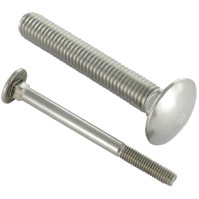 Vis Express - trcc japy tête ronde collet carré Inox A2 M10X90-20 pièces