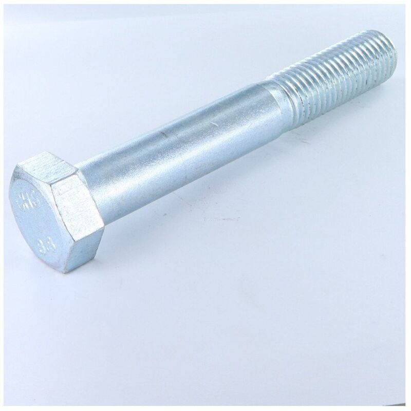 Corps de boulon filetage partiel Tête hexagonale th M36X180 Classe 8.8 Acier zingué blanc-1 piece