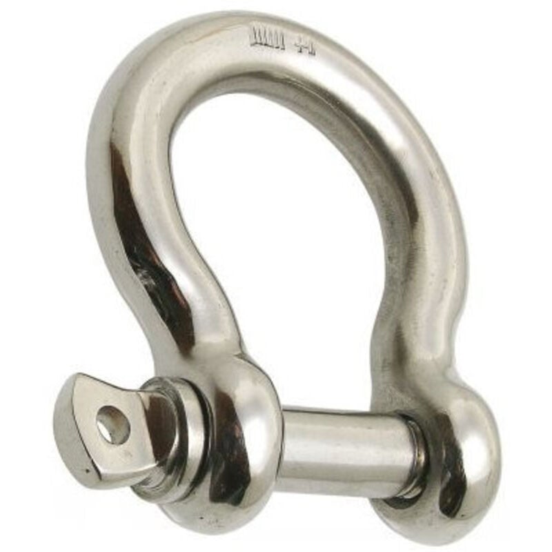 Manille lyre Forgée Inox A4 Diamètre 10-5 pièces