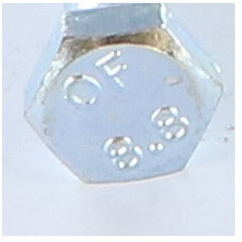 Corps de boulon filetage partiel Tête hexagonale th M6X60 Classe 8.8 Acier zingué-200 pièces