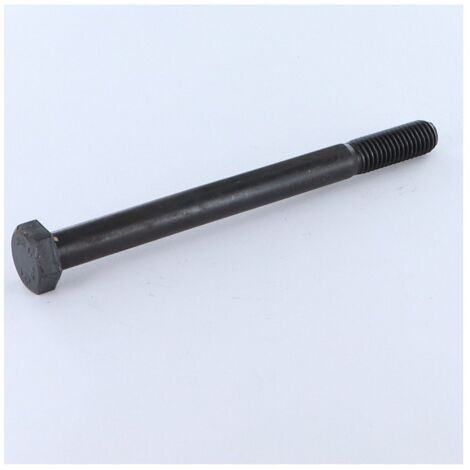 Corps de boulon filetage partiel Tête hexagonale TH M8X100 Classe 12.9 Acier brut-10 pièces