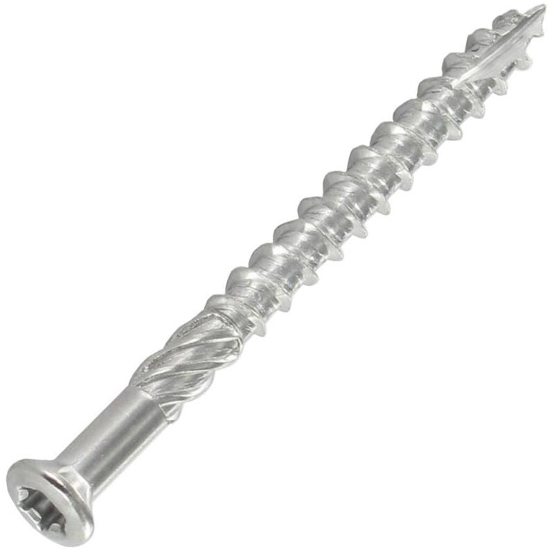 Vis Express - Vis terrasse Tête fraisée bombée tfb torx T25 5X50 Inox A4-200 pièces