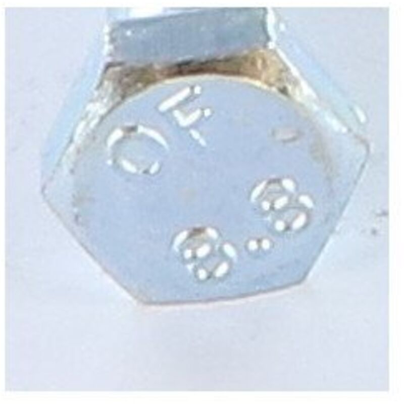 Corps de boulon filetage partiel Tête hexagonale th M10X60 Classe 8.8 Acier zingué-100 pièces