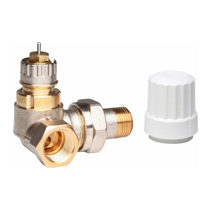 Corps de robinet à angle ra-in Danfoss Angle à gauche - 1/2'