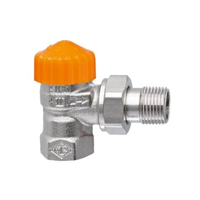 Imi heimeier Eclipse vanne thermostatique de radiateur avec contrôle de débit coudée condensée 1/2