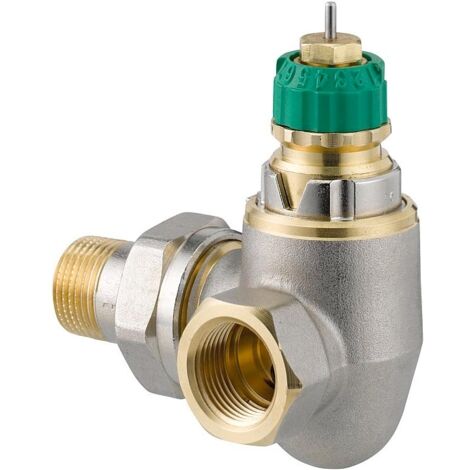 Corps de robinet radiateur angle à droite 3/8" RA-DV 10 Dynamic Valve - Danfoss 013G7717