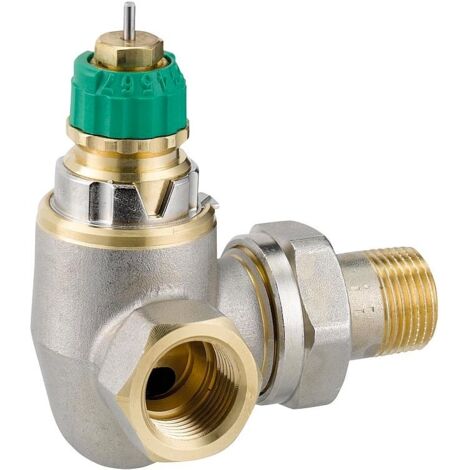 Corps de robinet radiateur angle à gauche 3/8" RA-DV 10 Dynamic Valve - Danfoss 013G7718