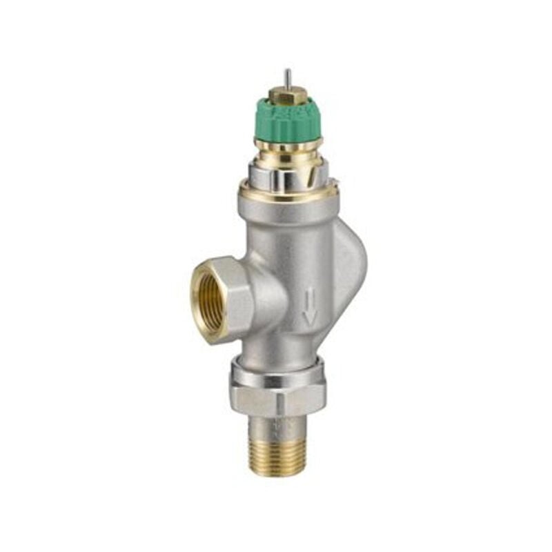 Danfoss - Corps de robinet radiateur équerre inversée 1/2 ra-dv 15 Dynamic Valve 013G7710