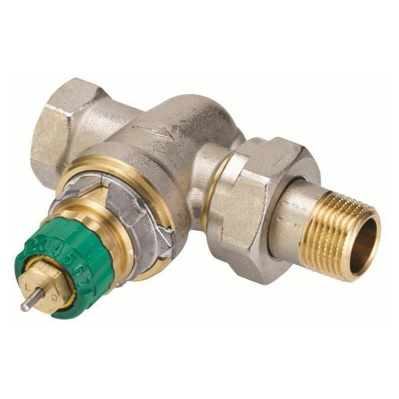 Robinet autoequilibrant ra-dv dn 10, droit nf, 3/8' plage 20 a 125l/h Dp max 0,6b Danfoss Ref.013G7712