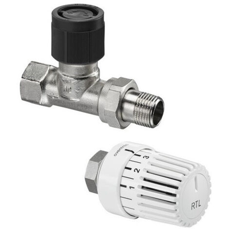 CORPS DE RobinetDROIT POUR RETOUR ET THERMOSTAT UNI RTLH