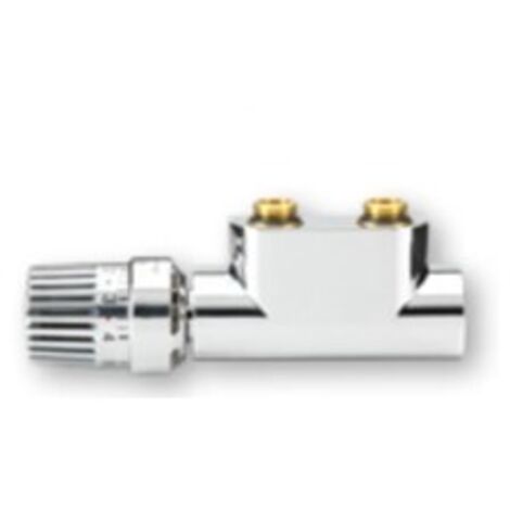 Corps de vanne bitube droit CHROME - RADSON -598006