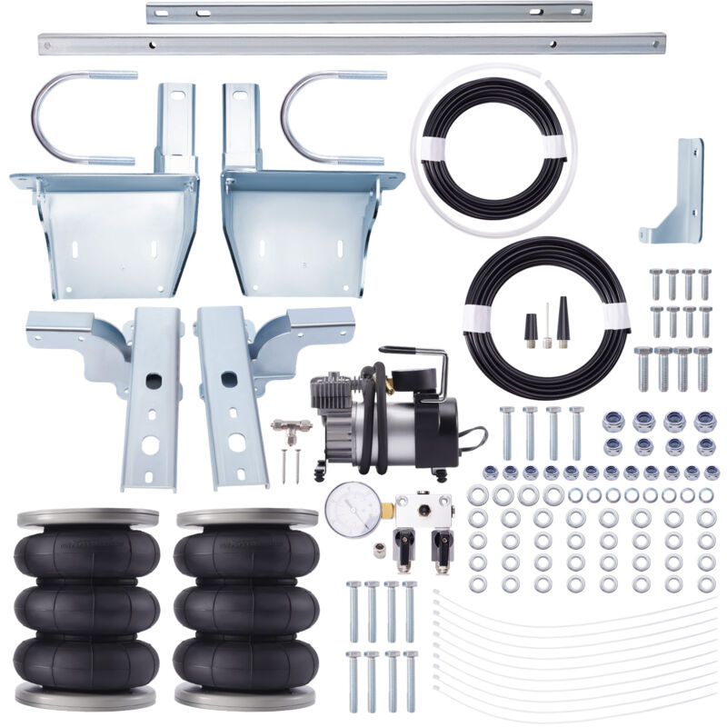 Image of Paar Luftfederung Hinten + 12V Kompressor Kit for Iveco Daily 35C - 55C 1999-