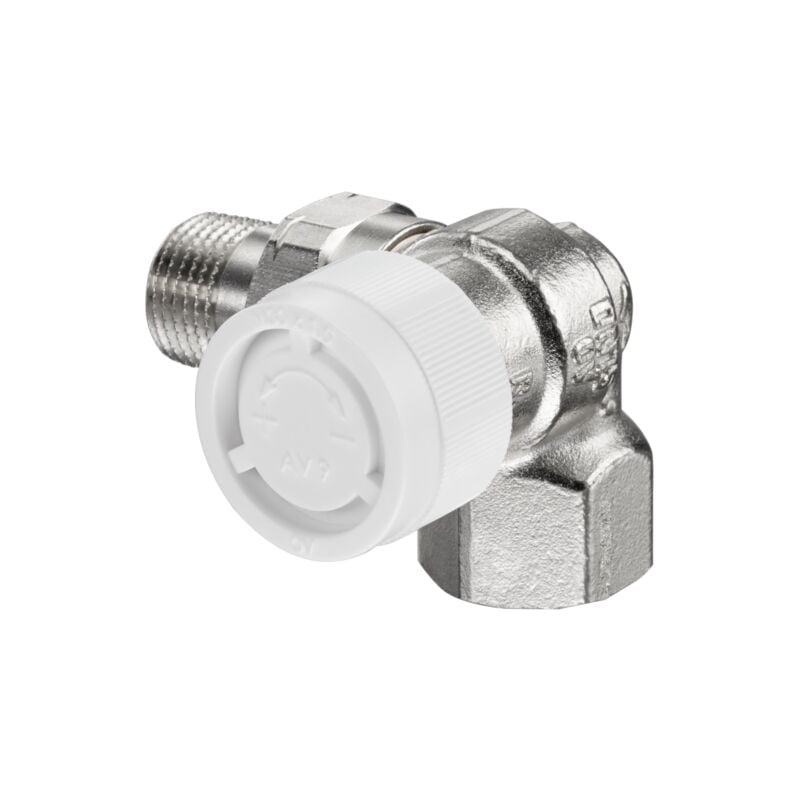 Thermostatique série av 9, g 1/2 x Rp 1/2, angle en coin à droite - Oventrop